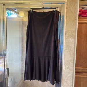 J.Jill Faux Suede Skirt
